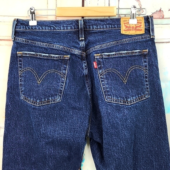 Levi's 501 Skinny High Rise Button Fly Jeans - Picture 5 of 11